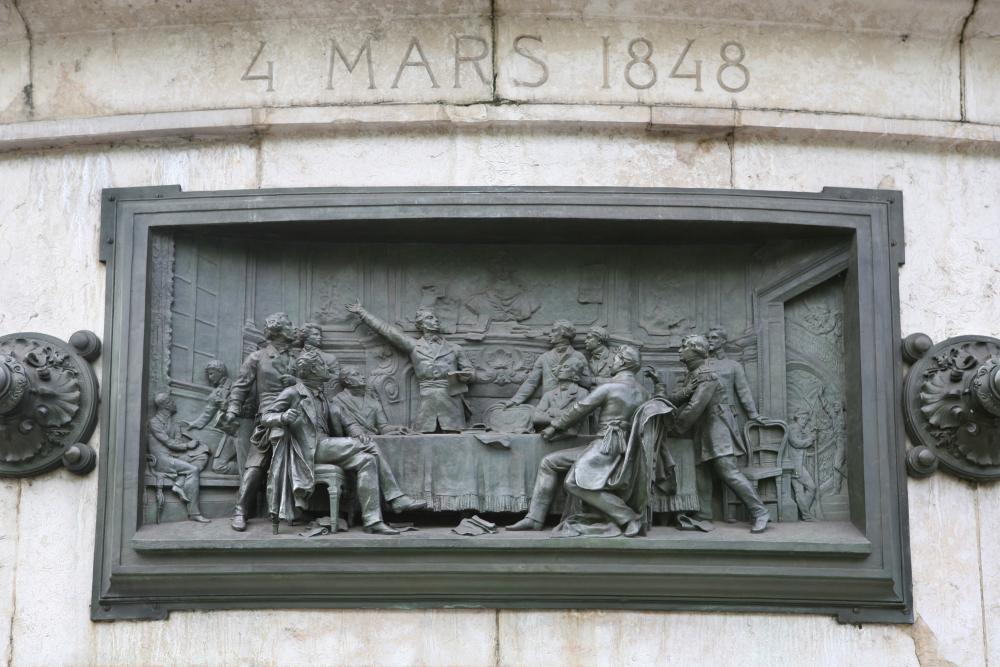 A frieze in the Monument to the Republic in Paris