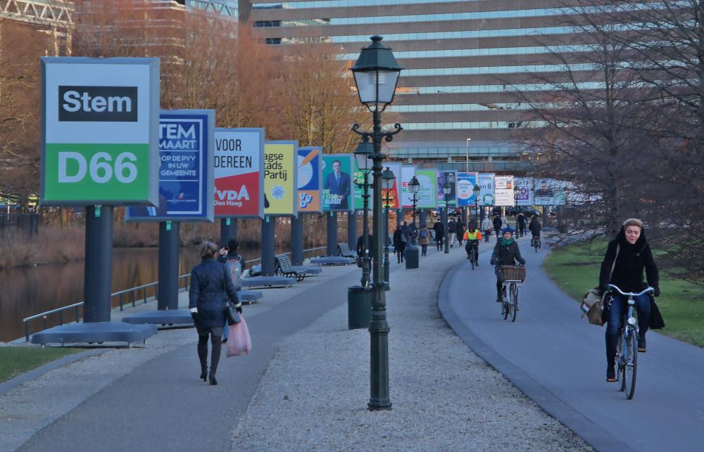 Election posters for 2018 Dutch Municipal Elections