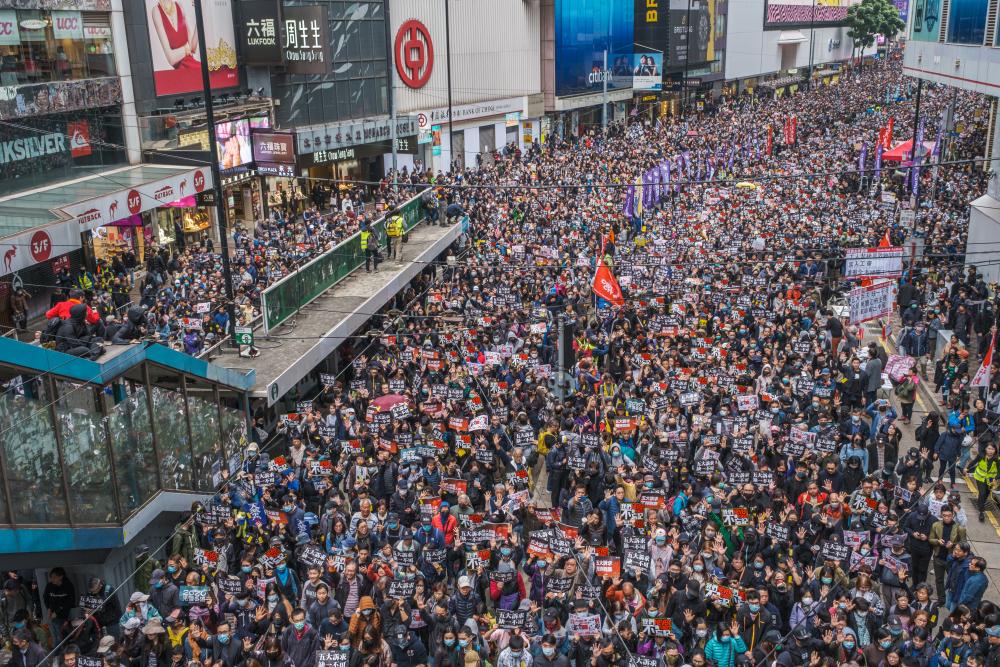 Mass demonstrations in Hong Kong against the National Security Law - 2020