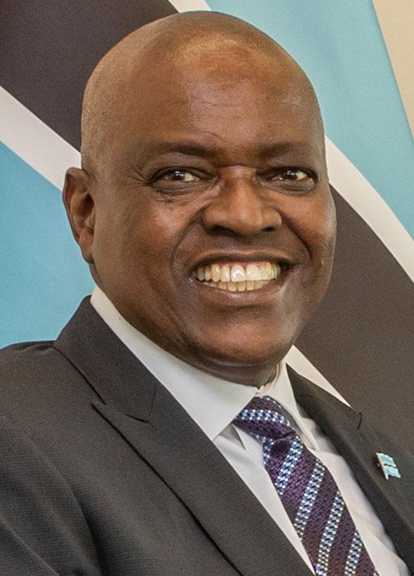 Mokgweetsi Masisi in May 2023